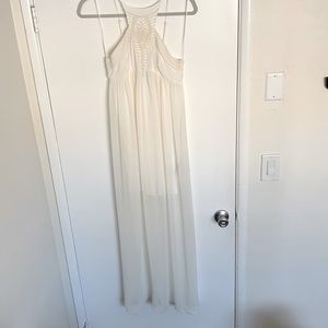 Express White Maxi dress